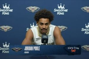 普尔：来鹈鹕最兴奋的就是赢球&进季后赛 那种感觉体验过就还想要